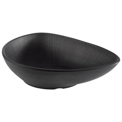 (6 sztuk) Miska - NERO - melamina - 0,8 litra - czarna