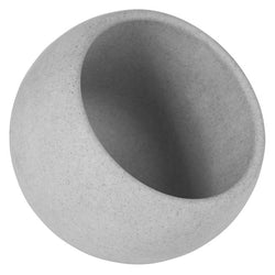 Zestaw do serwowania - MOON - zestaw 6 - częściowy - 3 miseczki melaminowe po 50 ml i 3 drewniane łyżeczki - szary