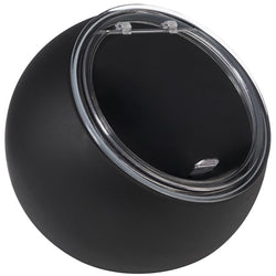 Zestaw do serwowania - MOON - zestaw 2 - częściowy - zawiera miskę melaminową 0,8 litra i pokrywkę - czarny