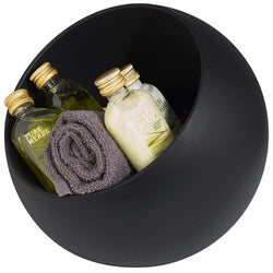 Zestaw do serwowania - MOON - zestaw 2 - częściowy - zawiera miskę melaminową 0,8 litra i pokrywkę - czarny