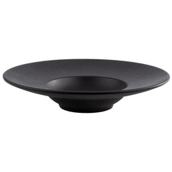 (6 sztuk) Talerze - głębokie - NERO - Melamina - Ø 290 mm