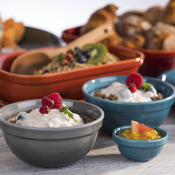 (6 sztuk) Miska - EMMA - melamina - 0,5 litra - Ø 140 mm - niebieska - Prime Gastro