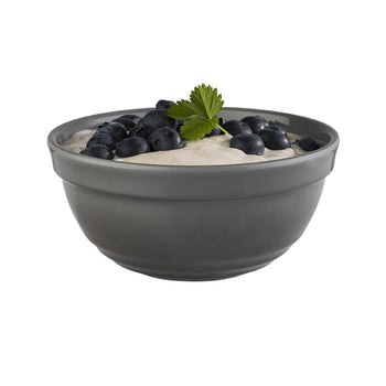 (6 sztuk) Miska - EMMA - melamina - 0,5 litra - Ø 140 mm - szara - Prime Gastro