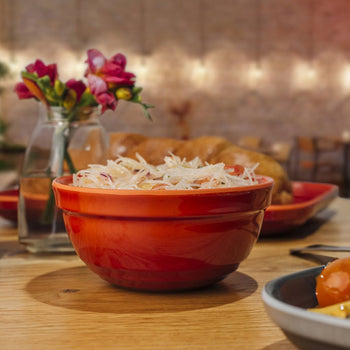 (6 sztuk) Miska - EMMA - melamina - 0,5 litra - Ø 140 mm - czerwona - Prime Gastro