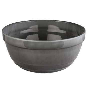 (6 sztuk) Miska - EMMA - melamina - 2,3 litra - Ø 230 mm - szara - Prime Gastro