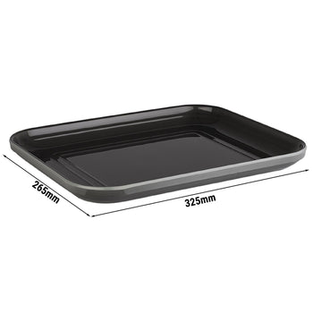 (6 sztuk) Taca GN 1/2 - EMMA - melamina - wysokość: 30 mm - Prime Gastro