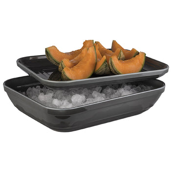 (6 sztuk) Taca GN 1/2 - EMMA - melamina - 3,5 litra - głębokość: 75 mm - Prime Gastro