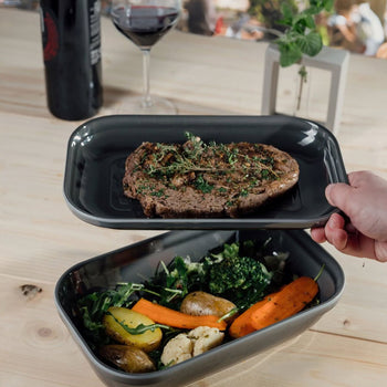 (6 sztuk) Naczynie GN 1/4 - EMMA - melamina - 1,5 litra - głębokość: 75 mm - Prime Gastro