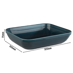 (6 sztuk) Taca GN 1/2 - EMMA - melamina - 3,5 litra - głębokość: 75 mm