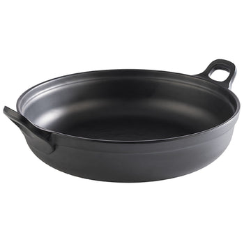 (6 sztuk) Miska - PADELLA - melamina - 3 litry - Ø 280 mm - czarna - Prime Gastro