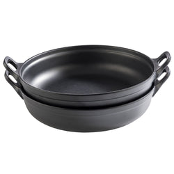 (6 sztuk) Miska - PADELLA - melamina - 3 litry - Ø 280 mm - czarna