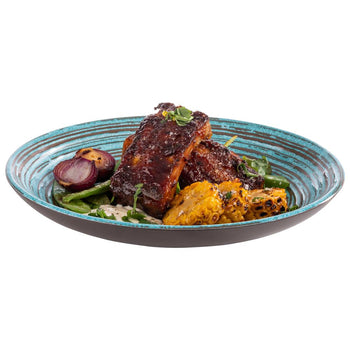 (6 sztuk) Talerze - CANCUN - melamina - Ø 255 mm - Prime Gastro