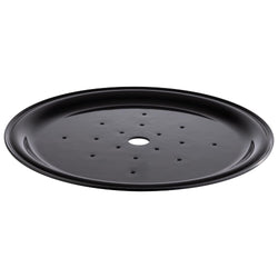 (6 sztuk) Miska - FRIDA - 2 - częściowa - melamina - Ø 330 mm - z wkładem ociekającym - czarna
