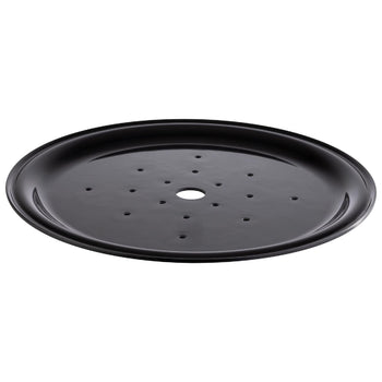 (6 sztuk) Miska - FRIDA - 2-częściowa - melamina - Ø 330 mm - z wkładem ociekającym - czarna - Prime Gastro