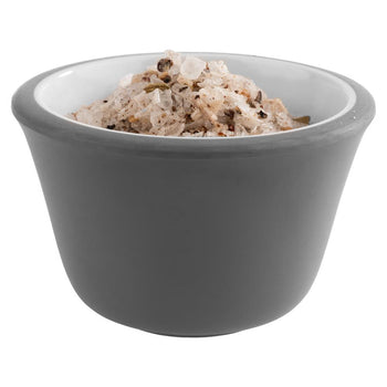 (6 sztuk) Miseczki do dipów - zestaw 6 sztuk - melamina - 40 ml - Ø 60 mm - szare - Prime Gastro