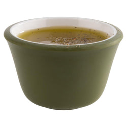 (6 sztuk) Miseczki do dipów - zestaw 6 sztuk - melamina - 40 ml - Ø 60 mm - zielone