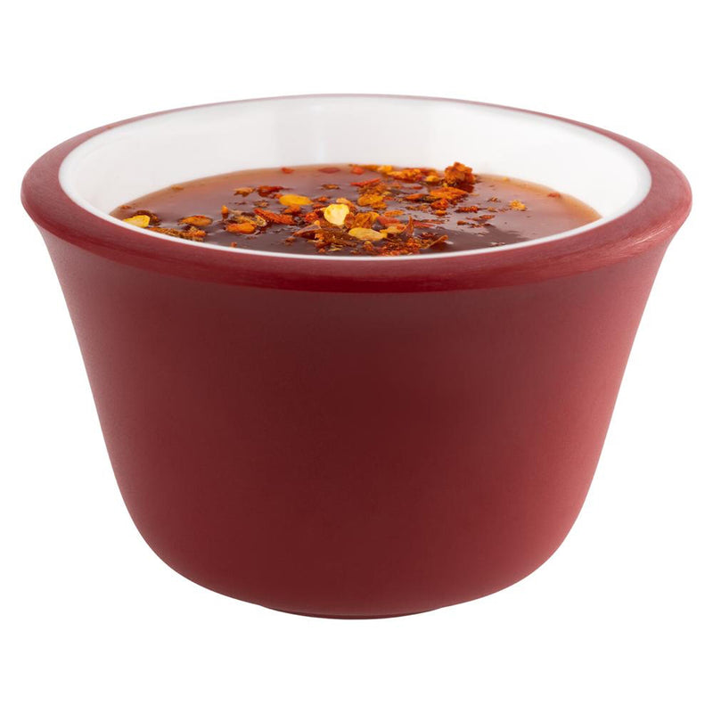 (6 sztuk) Dipschälchen - zestaw 6 sztuk - melamina - 40 ml - Ø 60 mm - czerwony