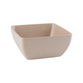 (6 sztuk) Miska - PURE - Melamina - 1,5 litra - kwadratowa - Beżowa - Prime Gastro