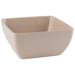 (6 sztuk) Miska - PURE - Melamina - 3,8 litra - kwadratowa - beżowa