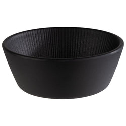 (6 sztuk) Miska - NERO - melamina - 0,25 litra - Ø 125 mm - czarna