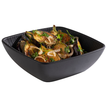 (6 sztuk) Miska - NERO - melamina - 0,6 litra - kwadratowa - czarna - Prime Gastro