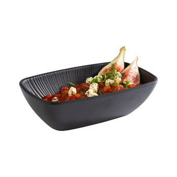 (6 sztuk) Miska GN 1/9 - NERO - melamina - 0,35 litra - głębokość: 55 mm - Prime Gastro