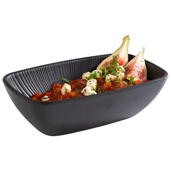 (6 sztuk) Miska GN 1/9 - NERO - melamina - 0,35 litra - głębokość: 55 mm - Prime Gastro