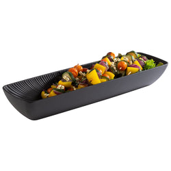 (6 sztuk) Miska GN 2/4 - NERO - melamina - 3,5 litra - głębokość: 80 mm