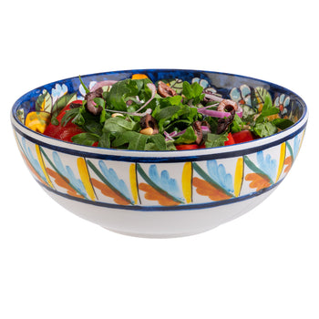 (6 sztuk) Miska - MEDITERRANEAN - Melamina - 1,2 litra - Ø 205 mm - kolorowa - Prime Gastro