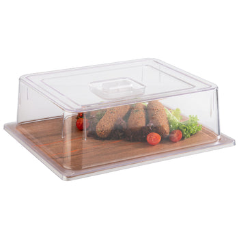 (6 sztuk) Tacka GN 1/2 - CRAZY WOOD - Melamina - Wysokość: 10mm - Prime Gastro