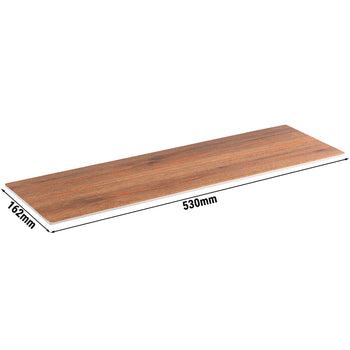 (6 sztuk) Taca GN 2/4 - CRAZY WOOD - melamina - wysokość: 10 mm - Prime Gastro