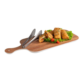 (6 sztuk) Taca - CRAZY WOOD - Melamina - 530x200mm - Wysokość: 15mm - Prime Gastro