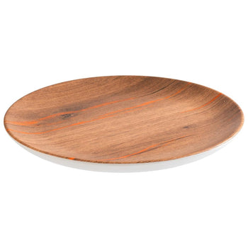 (6 sztuk) Talerze - CRAZY WOOD - melamina - Ø 260 mm - Prime Gastro