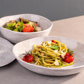 (6 sztuk) Miska - FOOTMARK - melamina - 0,6 litra - Ø 180 mm - biała - Prime Gastro