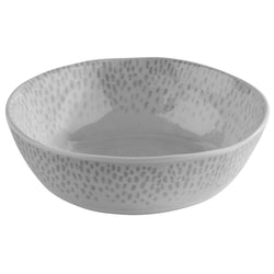 (6 sztuk) Miska - FOOTMARK - melamina - 0,6 litra - Ø 180 mm - biała