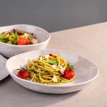 (6 sztuk) Miska - FOOTMARK - Melamina - 0,8 litra - Ø 240 mm - Szary - Prime Gastro