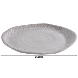 (6 sztuk) Talerze - FOOTMARK - melamina - Ø 265 mm