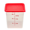 (6 sztuk) CAMBRO | CAMSQUARES® – pojemniki – 7,6 litra – przezroczyste