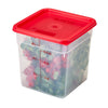 (6 sztuk) CAMBRO | CAMSQUARES® – pojemniki – 7,6 litra – przezroczyste