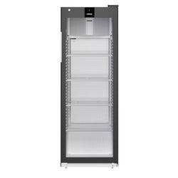 LIEBHERR | Chłodziarka PERFORMANCE - 347 litrów - wnętrze z tworzywa sztucznego - z 1 szklanymi drzwiami - czarna