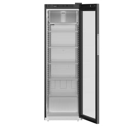 LIEBHERR | Chłodziarka PERFORMANCE - 400 litrów - wnętrze z tworzywa sztucznego - z 1 szklanymi drzwiami - czarna