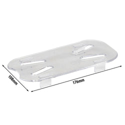 (6 sztuk) CAMBRO | Camview® - sitko do GN z kopolimeru 1/9 - przezroczyste - bez BPA
