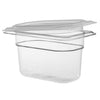 (6 sztuk) CAMBRO | SafeTrak – pokrywki z polipropylenu GN 1/9 – mleczne