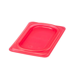 (6 sztuk) CAMBRO | SafeTrak – pokrywki z polipropylenu GN 1/9 – czerwone
