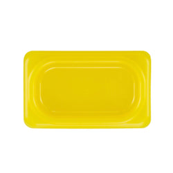 (6 sztuk) CAMBRO | SafeTrak – pokrywki z polipropylenu GN 1/9 – żółte