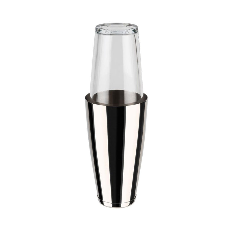 (6 szt.) Shaker bostoński - Tin-on-Tin - zestaw 2-częściowy - stal nierdzewna, szkło - 700ml