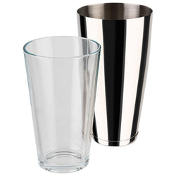 (6 szt.) Shaker bostoński - Tin-on-Tin - zestaw 2-częściowy - stal nierdzewna, szkło - 700ml