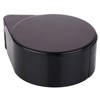 Wyciskarka do szkła - z gąbką i 2 przegrodami - czarna - Prime Gastro