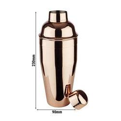 (6 sztuk) Shaker - CLASSIC - stal nierdzewna - 0,7 litra