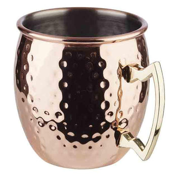 (6 sztuk) Kubki - MOSCOW MULE - 500 ml - miedziane - z uchwytem - Prime Gastro
